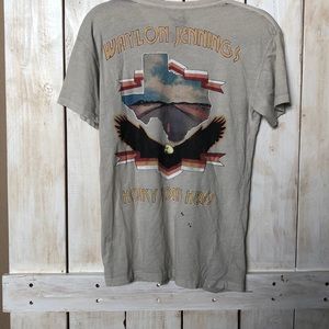Waylon Jennings vintage inspired distressed t